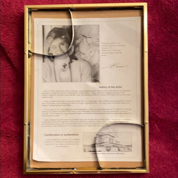 Jody Bergsma Framed Lithograph Signed 1990 - Picture 3 of 5